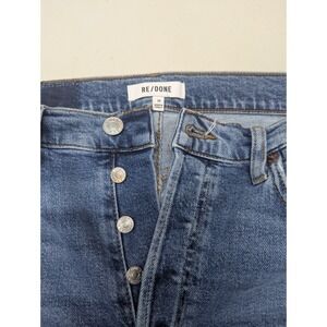 Re/Done Women's High Rise Straight Legs Jeans Size 29 90s High Rise Ankle Crop
